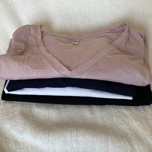 Uniclo V-neck T-Shirts